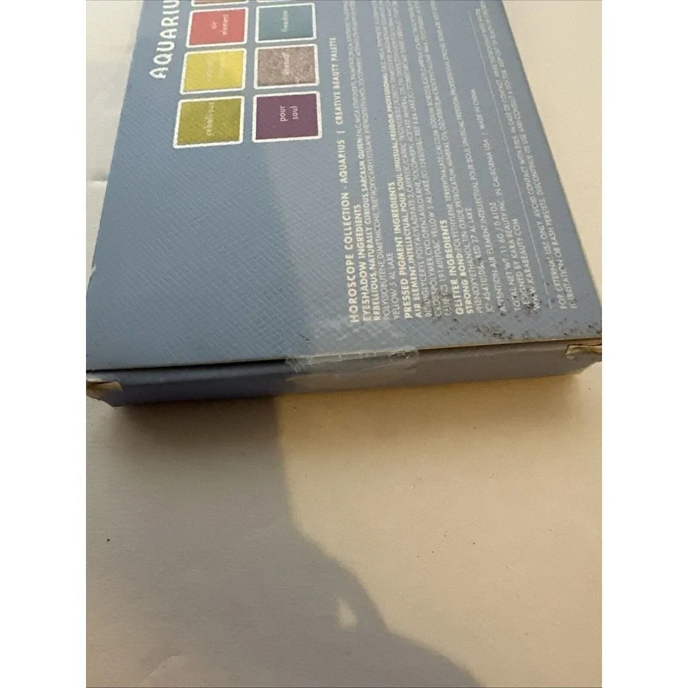 Aquarius Kara‎ Beauty Eye Shadow Palette - Paraben Free, Vegan Eyeshadow Palette